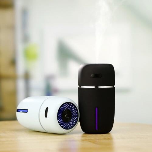 200ml Mini Air Humidifier Car Aroma Essential Oil Diffuser Home USB Fogger Office Mist Maker LED Night Lamp Accessories