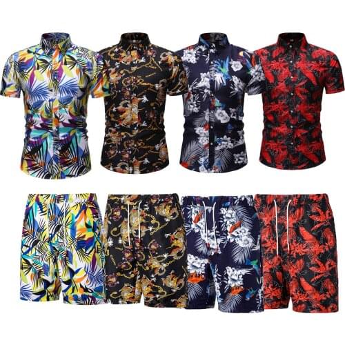 Mens Casual Tracksuit Summer Clothes Sportswear Two Piece Set Short T Shirt Brand Track Clothing Male Sweatsuit Sports Suits