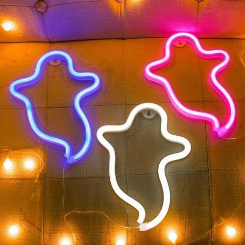 Specter Neon Signs Special LED Night Light Wall Decor Battery Powered for Home Bedroom Bar JDH88