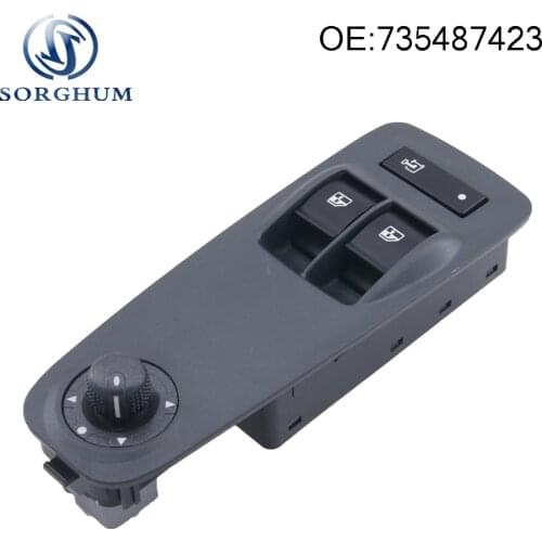 New Power Window Switch 735487423 For Citroen Peugeot Fiat Vauxhall Relay Boxer Doblo Ducato Combo MK3