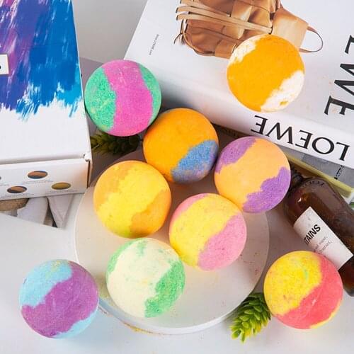 Newest Spa Bath Bombs Natural 9Pcs/Set Organic Bathbombs Balls Skin Whitening Ease Relax Stress Bubble Shower Moisturizing Balls