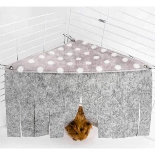 Portable Folding Pet Tent Hamster New Style Durable Dodge House Tassel Tent Hammock Corner Nest Accessories Pet Supplies Hot