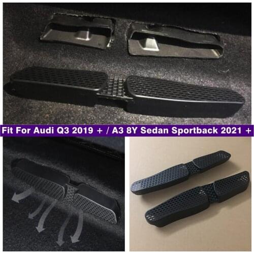 Seat Under Air Conditioning AC Vent Dust Plug Protection Frame Cover Trim Fit For Audi Q3 2019 2020 2021 Auto Accessories