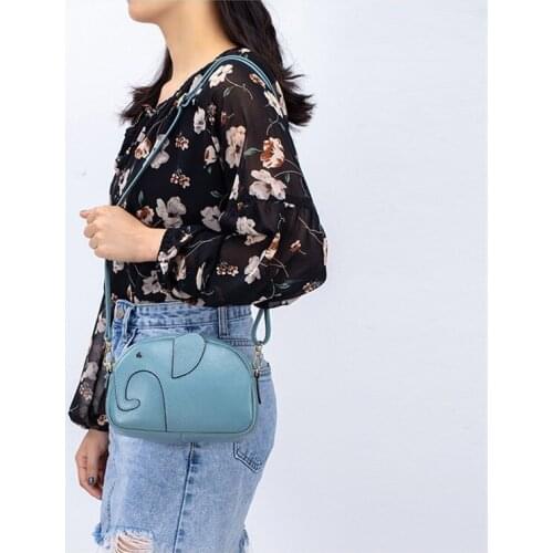 Top Layers Luxury Woman Handbags Crossbody Bags For Women Designer Flap Bag Elephant Small Shoulder Girl Messenger Bag
