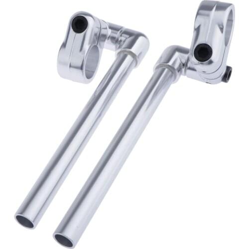37mm CNC Alloy Handlebars Grips Adjustable Clip On Fork for Motorbike Motocross Universal Fits For Honda Yamaha
