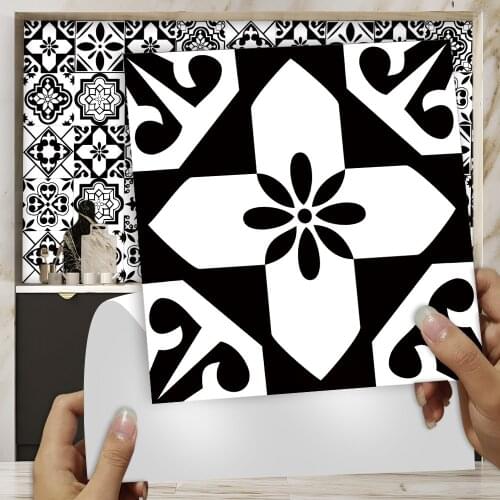 10Pcs Self-Adhesive Brick Wall Stickers DIY Imitation tiles Pattern Home Decoration Kitchen living room Waterproof Wall Stickers