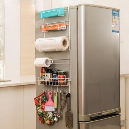 Storage Rack Kitchen accessories Shelf Kitchen organizer Prateleira Multi-layer Refrigerator Estante Fridge side Racks Sidewall