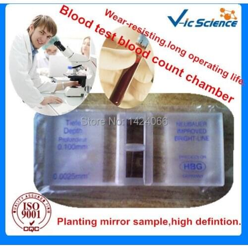 High Quality Blood Count Chamber with Bright Line