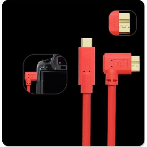 3m-10m High quality tethered shooting cable, Type-c to micro-b camera computer cable, suitable for Canon 5D45DSR7D2 Nikon D800