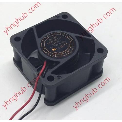 Yate Loon D40SM-12C DC 12V 0.08A 40x40x20mm 2-wire Server Cooling Fan