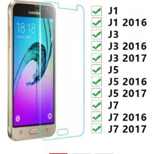 Protective Glass For Samsung J1 J3 J5 J7 2016 2017 Tempered Glas On The Galaxy J 1 3 5 7 1j 3j 5j 7j 6 Screen Protector Film 9h