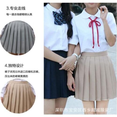 10 pcs Sweet Lolita Style Cosplay Pleated skirt woman girl school uniform skirt fashion plaid short skirt