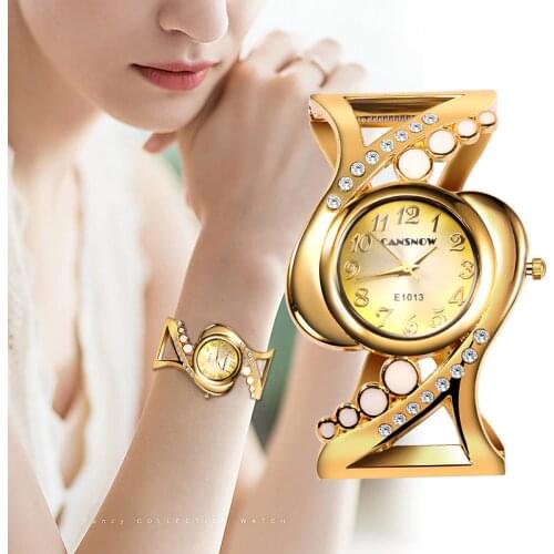 Women Wrist Watch Crystal Luxury Bangle Ladies Quartz Watches Woman Rhinestone Design Fashion Female Clock Eleagnt Womens Watch