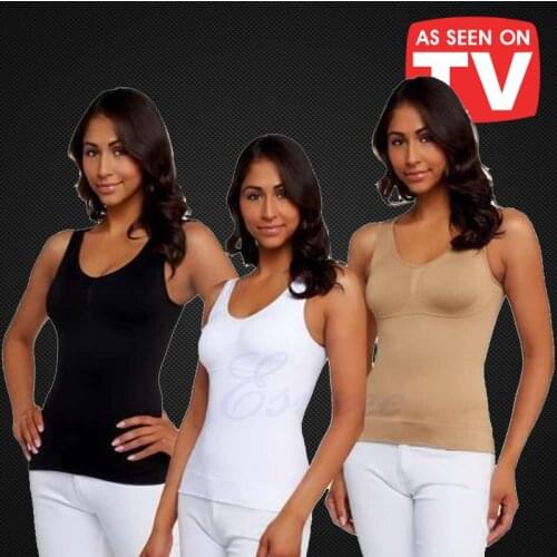 2020 women body shaper plus size bra cami tank top slimming vest corset shapewear slim up lift