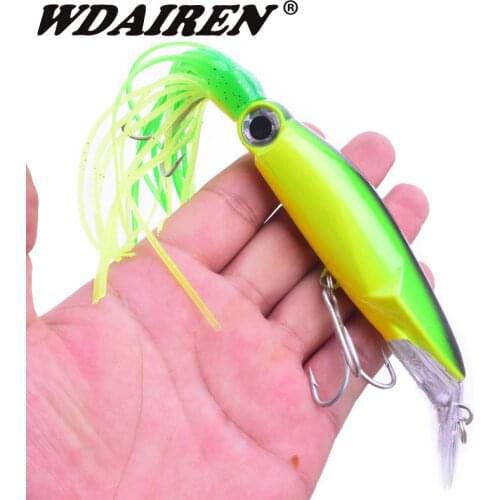 1Pcs Sea Fishing Big Lure 23cm 44g Bionic Squid bait Wobbler Jig Fishing Lure For Trolling Artificial Hard Bait Pesca Tackle