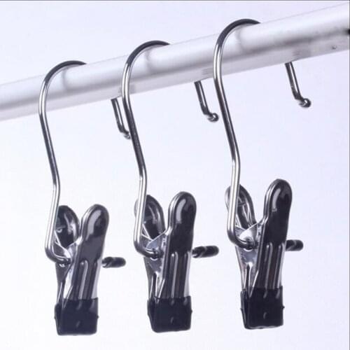 10pcs/lot Metal Socks Clip Stainless steel Hanger Socks Cips