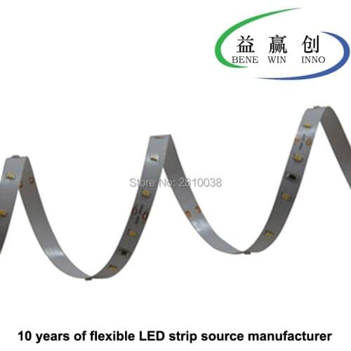 100M/Lot High CRI 90+ 70leds/M led strip 3014 smd DC24V 8 mm wide Flexible led strips IP22 7.2W/M led ribbon for indoor lights