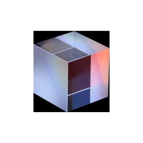 18mm rainbow cube, scientific cube optical prism photography accessories RGB prism optical glass prism four-sided color prism
