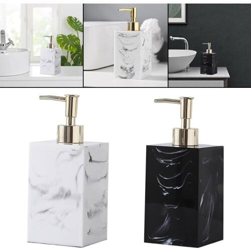500ml Refillable ABS Soap Dispenser Kitchen Bathroom Pump Bottle Container Glass Liquid Pump Bottle Refiilable Bottles