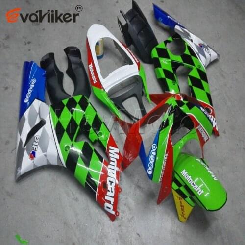 ABS motor fairing for ZX-6R 2003 2004 green ZX 6R 03 04 Motorcycle panels Injection mold H2