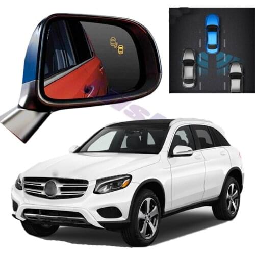 Car BSM BSD BSA Radar Warning Safety Driving Alert Mirror Detection Sensor For Mercedes Benz GLC MB X253 C253 2015~2019