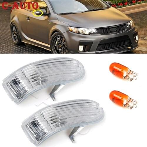 Car Turn Signal Rearview Mirror Lamp Turn Signal Light Side Mirror Indicator Blinker Repeater For KIA Forte 2009 2010 2011 2012
