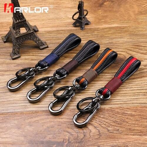 Car Keychain Car Key Ring Chains Car keys Holder Trinkets High-quality Zinc Alloy Leather Mens Ring Motorcycle Car Accessories