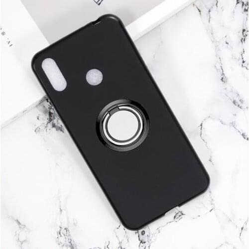 For ASUS ZenFone Max M2 ZB633KL Back Ring Holder Bracket Phone Case Cover Phone TPU Soft Silicone Cases for ASUS Max M2 ZB632KL