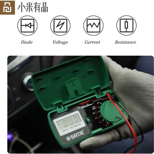Youpin Sata Digital Multimeter Esr Meter Testers Automotive Electrical Professional Transistor Peak Tester Capacitance Meter