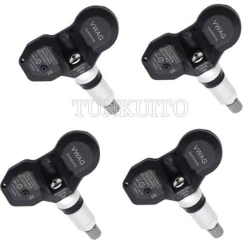 3AA90-7275B 4PCS/Set Tire Pressure Sensor for Volkswagen CC Volkswagen Passat Volkswagen Passat CC Volkswagen Tiguan 433MHz ABS