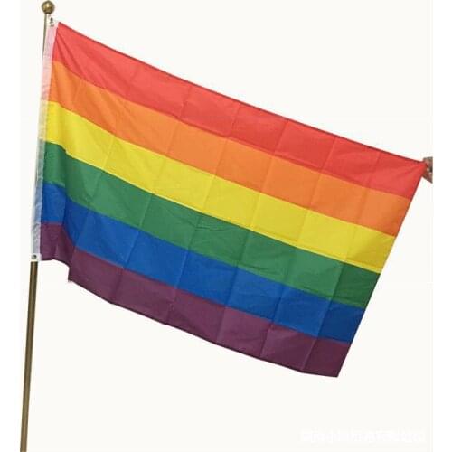 Homosexual Philadelphia Philly LGBT Gay Pride Rainbow Flag 90x150cm/35.43*59.05inch Home Decoration Free Shipping National Flag