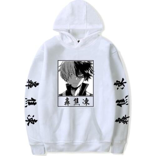 Hot Sale Anime My Hero Academia Hoodie Men Women Sweatshirts Tracksuit Harajuku Streetwear Boku No Hero Academia Shoto Todoroki