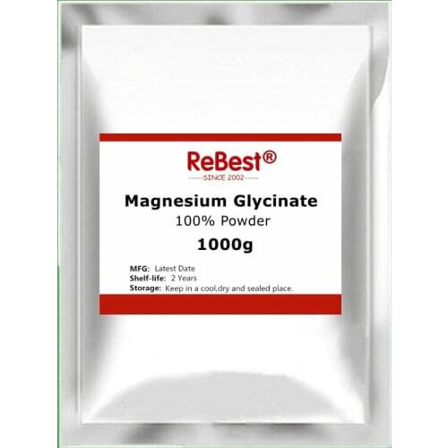 Best 100% Super Magnesium Glycinate Powder,High Quality Mg Supplement for Bone Muscles and Nerve Health,Better Magnesium Citrate