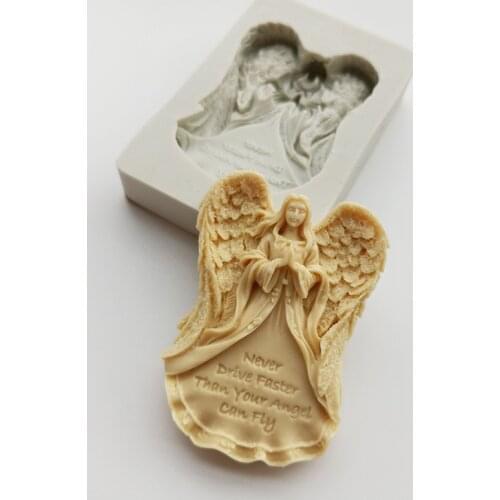 Minsunbak Cake Tools Angel Silicone Mold Fondant Mold Cake Decoration Chocolate Gumpaste Baking Tools