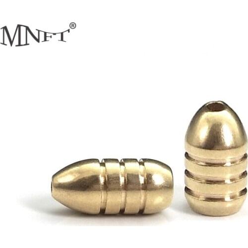 MNFT BRASS BULLET SINKERS For Texas Rig Fishing Bullet Shape Copper Soft Lure Bait Weight Sinkers 1.8g 3.5g 5g 7g 10g