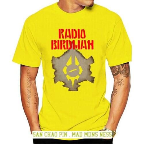 Fashion Cotton T Shirts Broadcloth Humor Radio Birdman Men Short O Neck T Shirt