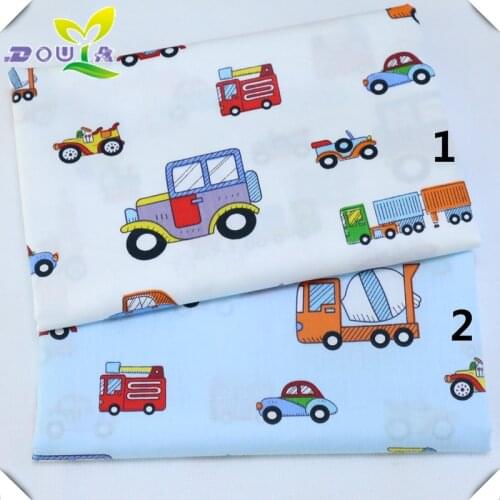 Cartoon print full cotton cloth baby nursery school bed fabric pure cotton bed pillowcase cover cloth