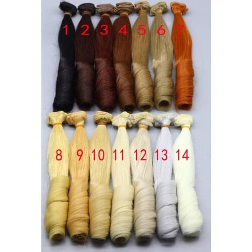 20cm*100CM DIY BJD doll wig high temperature wigs hair For 1/3 1/4 1/6 BJD/SD doll accessories girl toys