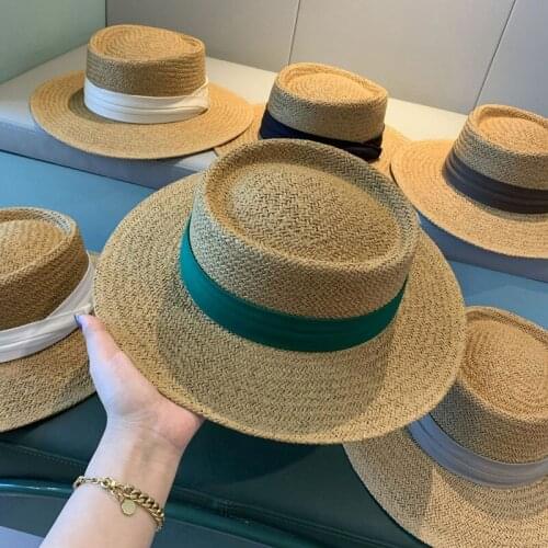 Summer Hats for Women 2021 New Fashion Beach Straw Hat Sun Protection Cap Sombreros De Sol Chapeau Paille Gorro Accessories