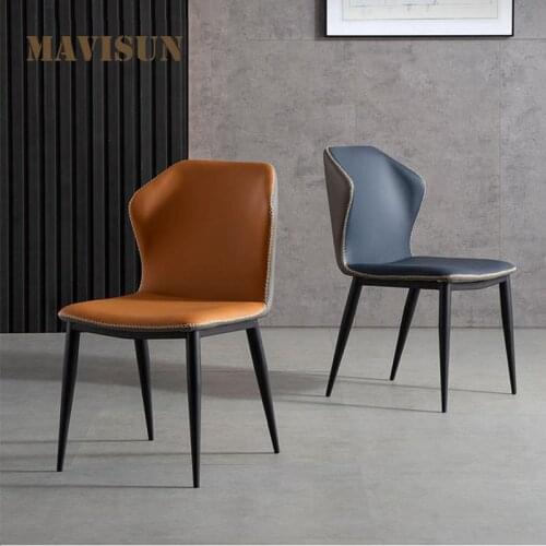 Nordic Household Upholstered Backrest Balcony Garden Chair Simple Bedroom Makeup Chair Light Luxury Hall Reception Waiting Stool