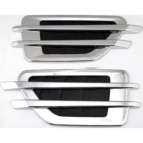 Universal Car Shark Gill Simulation Air Outlet Side Air Outlet Hood Decoration Air Intake False Air Outlet Car Sticker Modified