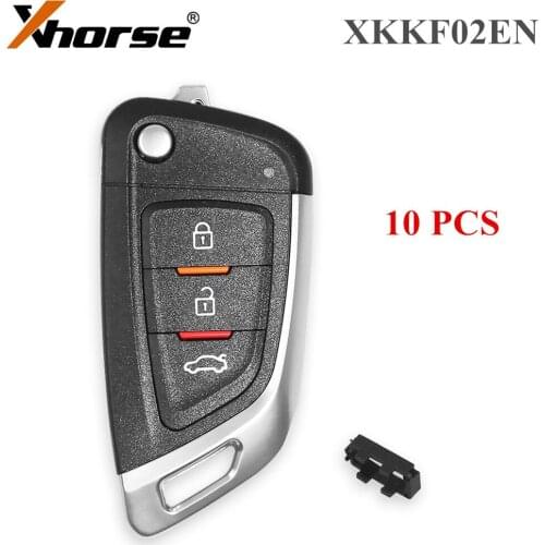 XHORSE XKKF02EN Universal Remote Car Key with 3 Buttons for VVDI Key Tool 10PCS/lot
