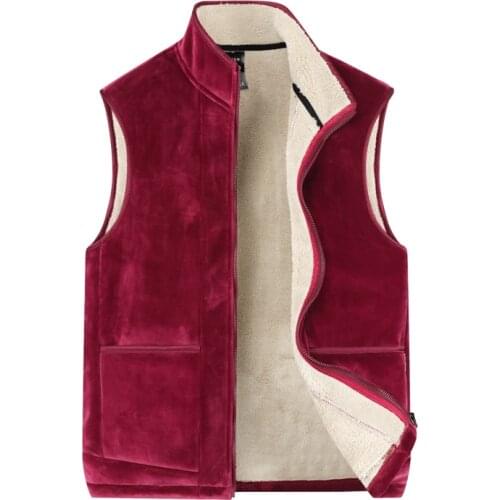 New Oversize Vest Jacket Men Autumn Winter Thicken Sleeveless Jacket Coats Male Vest Fleece Warm Waistcoat Men Plus Size 5XL 6XL