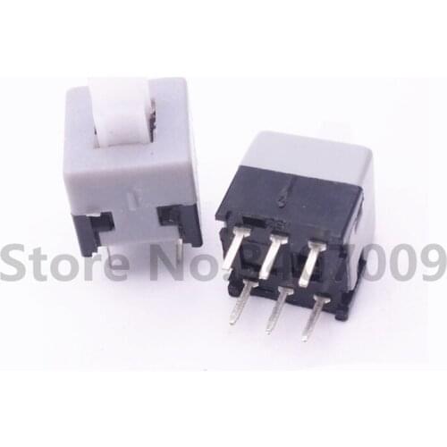 10pcs 8.5*8.5MM Self-Momentary Push Button Switch White Micro Square Tact Switch DIY Electronic Switch 0.5A 30V