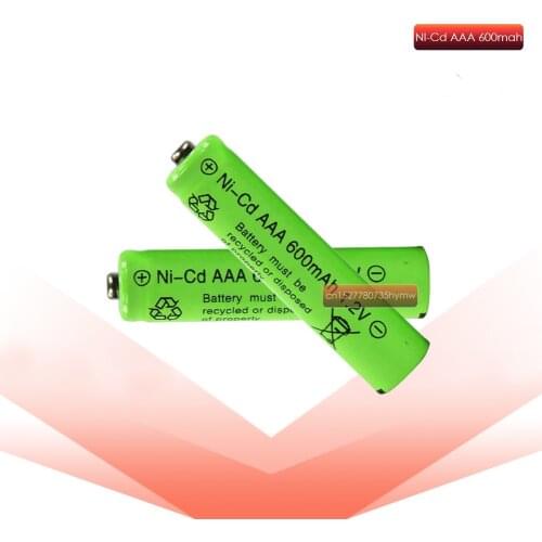 2/4pcs 1.2v NI-MH AAA Batteries 600mAh Rechargeable nimh Battery 1.2V Ni-Mh aaa For Electric remote Control car Toy RC ues