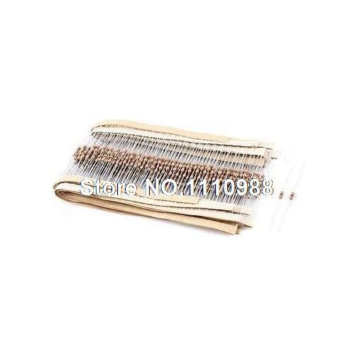 400 Pcs Axial Lead Through Hole 1/6W 1/8W 5% 3K Ohm Carbon Film Resistor