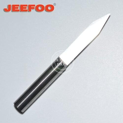 6*30Degree*0.4*25H*50L Flat Bottom Wood Engraving Router Bits/ Sharp Solid Carbide Tool On 3D Woodworking Relief Machining