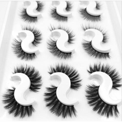 8/9/10/20 Pairs Natural False Eyelashes Fake Lashes Long Makeup 3D Mink Lashes Eyelash Extension Mink Eyelashes for Beauty