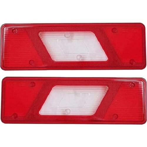 Car Rear Bumper Reflector Rear Tail Lamp Lens Cover for Ford Transit MK8 2014-on Tipper Truck