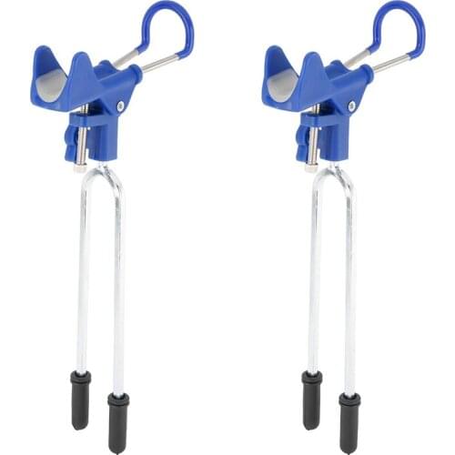 2Pcs Rod Holders for Fishing,Fish Pole Holder Fishing Rod Rack Stand Fish Turret Support Rod 360 Degree Adjustment